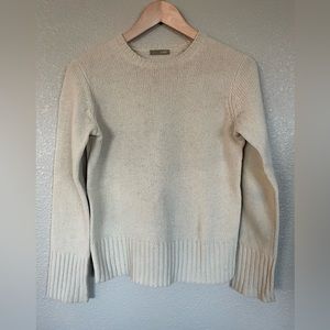 Unique beige/lime colored JCrew sweater